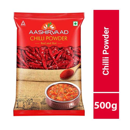 AASHIRVAAD CHILLI POWDER 500G